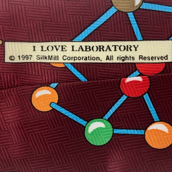 I Love Laboratory Tie - Picture 5 of 7